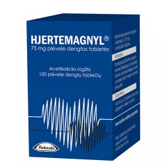 Hjertemagnyl 75 mg plėvele dengtos tabletės, N100