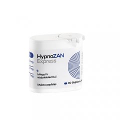 HypnoZAN express, 30 čiulpiamų tablečių