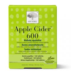 New Nordic Apple Cider 600 mg tabletės, N120