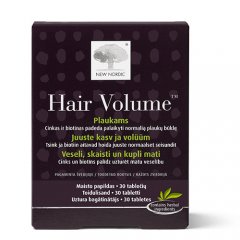 Plaukams NEW NORDIC HAIR VOLUME, 30 tab.