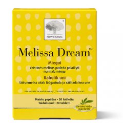 New Nordic Melissa Dream tabletės, N20
