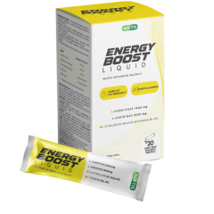 Kompleksas sportuojantiems ENERGY BOOST LIQUID, 20 pak.