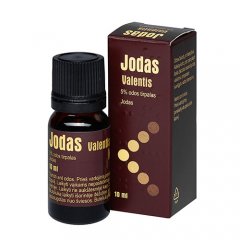 Jodas Valentis, 5 % odos tirpalas, 10 ml
