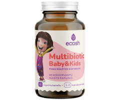 Multibiotikas kūdikiams ir vaikams ECOSH KAKĖ MAKĖ, 60 kaps.