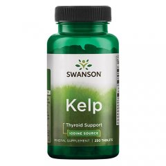 Kelp (Jodas) SWANSON, 225 mcg, 250 kapsulių