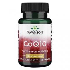 Swanson Kofermentas Q10, 30 mg kapsulės, N60
