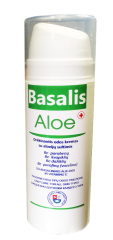 Basalis Aloe drėkinamasis kremas jautriai odai su alavijais, 150 ml