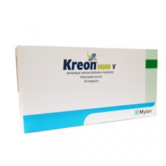 Kreon 10000 V 150mg kietosios kapsulės N20 lizd. p