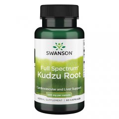 Kudzu SWANSON, 500 mg, 60 kapsulių