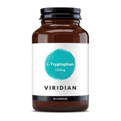 VIRIDIAN L-Tryptophan 220 mg kapsulės, N30