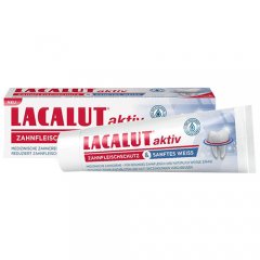 Lacalut Aktiv dantenų apsauga ir švelnus dantų balinimas, dantų pasta 75 ml