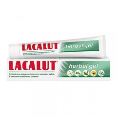 Lacalut Herbal gel dantų pasta 75ml