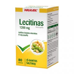 Lecitinas 1200 mg kapsulės, N80