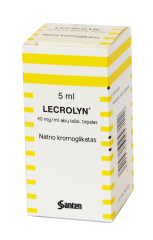 LECROLYN 40 mg/ml akių lašai (tirpalas), 5 ml, N1