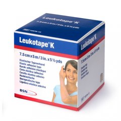 Leukotape K Kineziterapinis pleistras, teipas  7.5cm x 5m spalva N1 