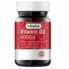 Vitaminas D3 4000 TV, LIFEPLAN. 90 tab.