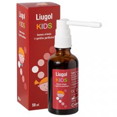 Liugol Kids burnos ertmės ir gerklės purškalas 50ml