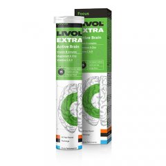 LIVOL EXTRA Active Brain, 15 šnypščiųjų tablečių