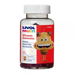 LIVOL MULTI guminukai, kolos skonio, 75 gum.