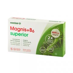 Magnis + B6 Superior kapsulės, N30