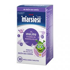 Vaikams MARSIEČIAI SU INULINU, 30 kramt. tab.