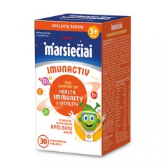 Marsiečiai Imunactiv, kramtomosios apelsinų skonio tabletės, N30