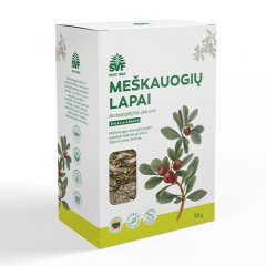 Meškauogių lapai, 50 g (AC)