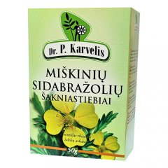 Miškinės sidabražolės šakniastiebiai, 50 g