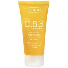 Naktinis veido kremas ZIAJA VITAMIN C.B3 NIACINAMIDE, 50 ml