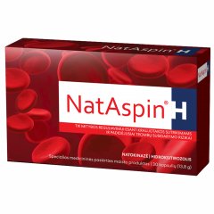 Cholesteroliui, širdžiai, NATASPIN H, 30 kaps.