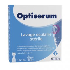 Optiserum akių lašai vienkartiniuose lašintuvuose 5 ml, N10