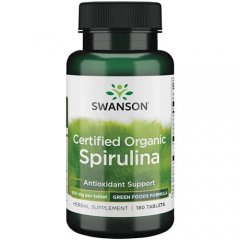 Spirulina SWANSON,180 kapsulių (Ekologiška JAV) 