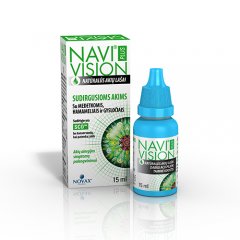 Navivision Plus sudirgusioms akims, akių lašai 15ml