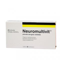 Neuromultivit plėvele dengtos tabletės, N20