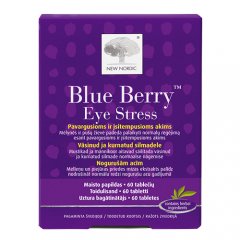 New Nordic Blue Berry Eye Stress, 60 tablečių