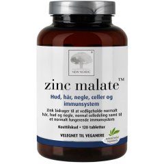Cinko malatas NEW NORDIC ZINC MALATE, 120 TAB.