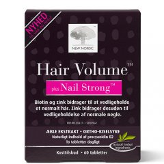 New Nordic Hair Volume plus Nail Strong tabletės N60
