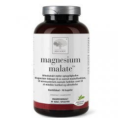 Magnio malatas NEW NORDIC MAGNESIUM MALATE, 90 kaps.