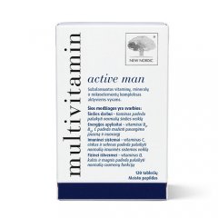 Vyrams NEW NORDIC MULTIVITAMIN ACTIVE MAN, 120 tab.