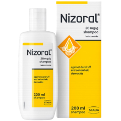 Grybelinių infekcinių odos ligų gydymui NIZORAL 20mg/g, 200 ml