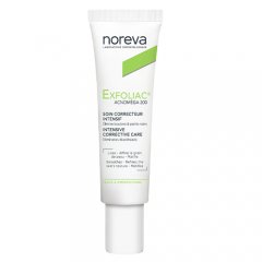 NOREVA Daugybiniais inkštirais užterštos odos kremas EXFOLIAC Acnomega 200, 30 ml