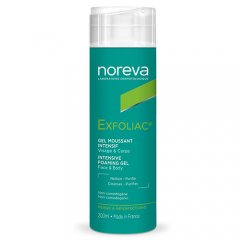 NOREVA Itensyvaus poveikio putojantis gelis EXFOLIAC, 200 ml