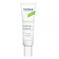 NOREVA Toninis BB veido kremas EXFOLIAC, šviesaus atspalvio , 30 ml