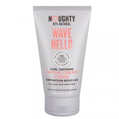 Garbanas pabrėžiantis kremas banguotiems ir garbanotiems plaukams NOUGHTY "WAVE HELLO", 150 ml