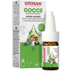 Naturalūs ausų lašai OTOSAN, 10 ml