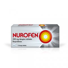 Nurofen 200 mg tabletės, N12