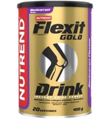 Flexit Gold Drink juodųjų serbentų skonio milteliai 400g