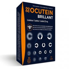 Ocutein Brillant Lutein 25 mg kapsulės akims, N30