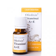 Oiledixin vitaminai A + E, 10 ml