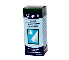 Olynth 0.1 % nosies lašai 10 ml